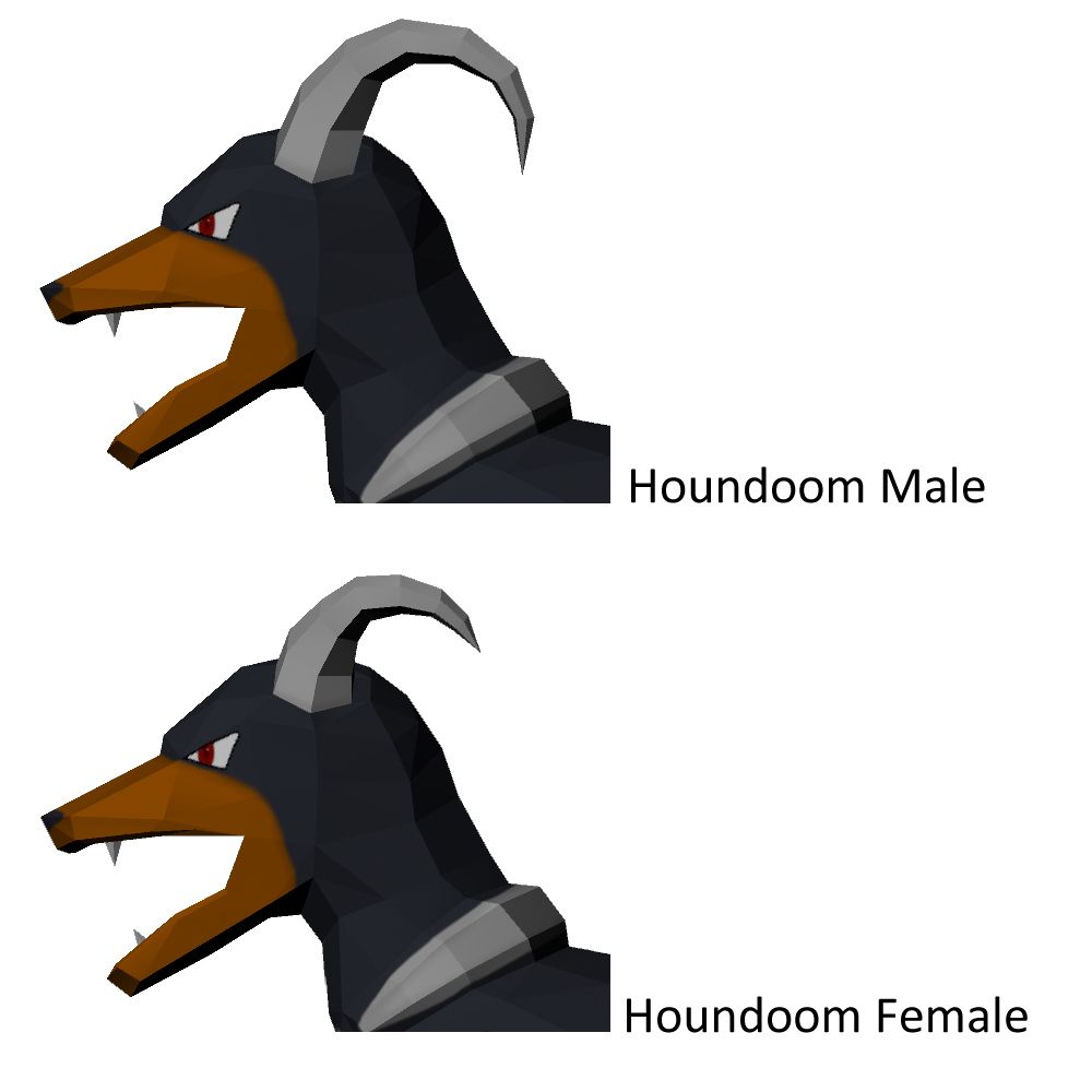 Houndoom Male Vs Female Photo By Codeman4000 Photobucket 7174